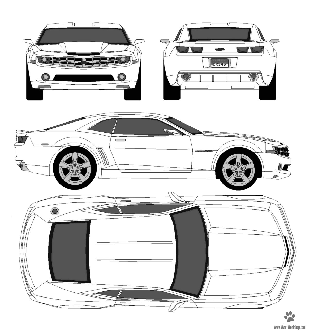 Шевроле Камаро Blueprint
