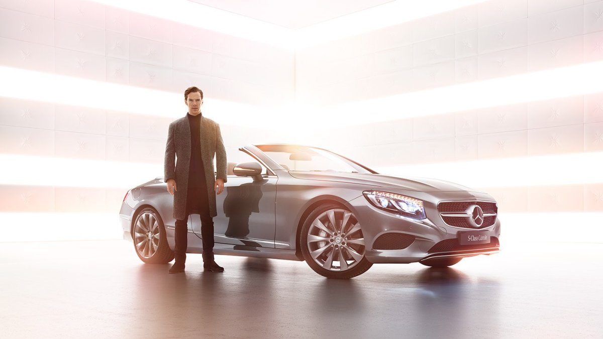 Реклама автомобиля Мерседес