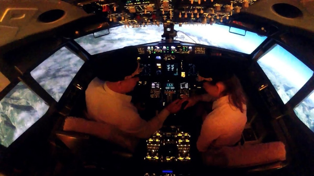 Кабина пилота the Forest