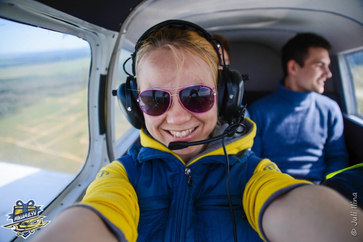 Полет за штурвалом самолета в подарок Москва