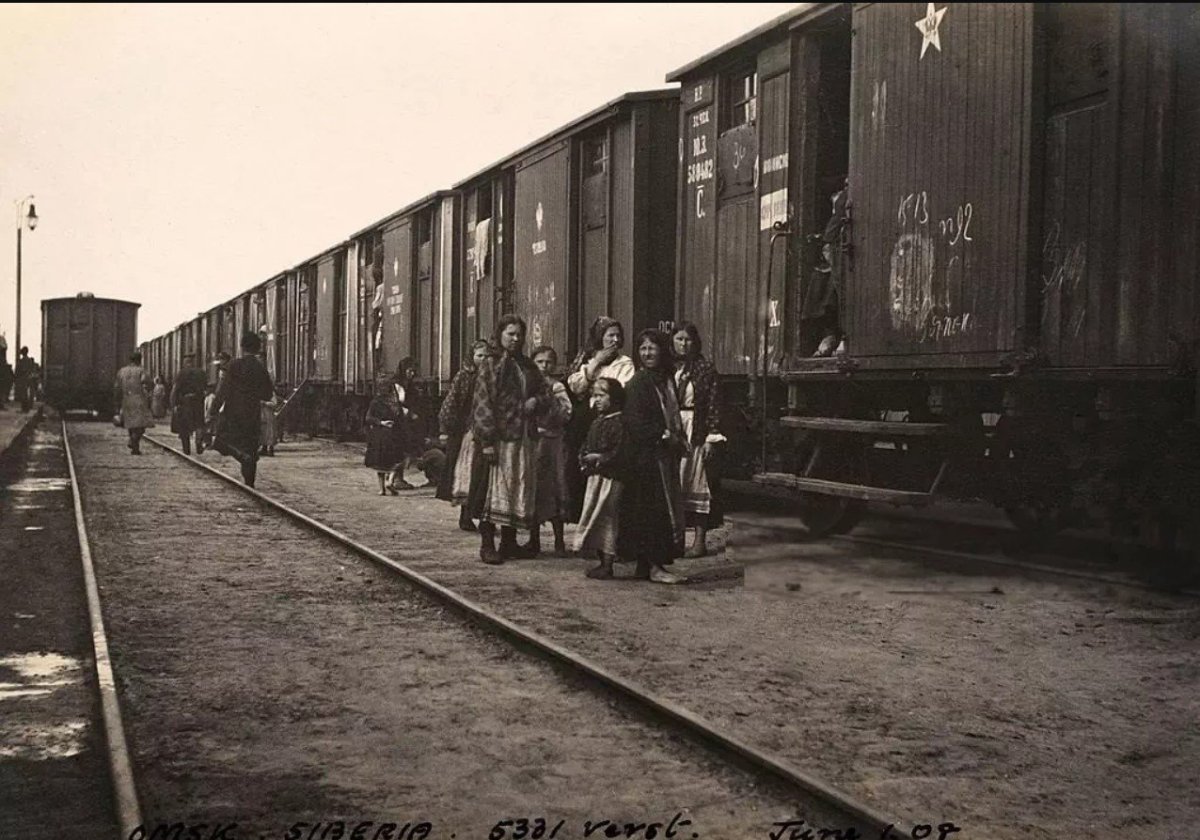 Столыпинские переселенцы в Сибирь