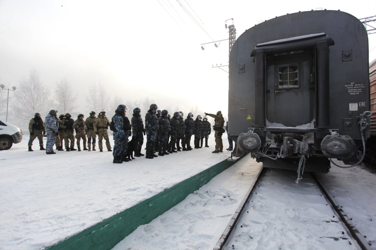 Конвой ФСИН вагон