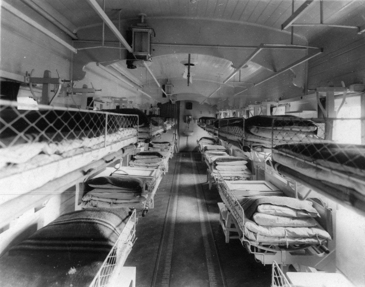 Санитарный вагон 1941-1945