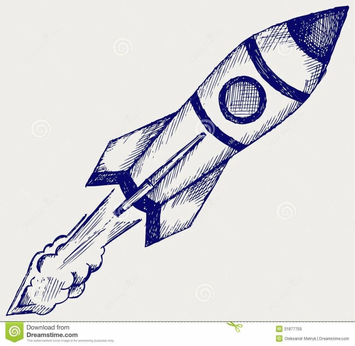 Космический корабль карандашом