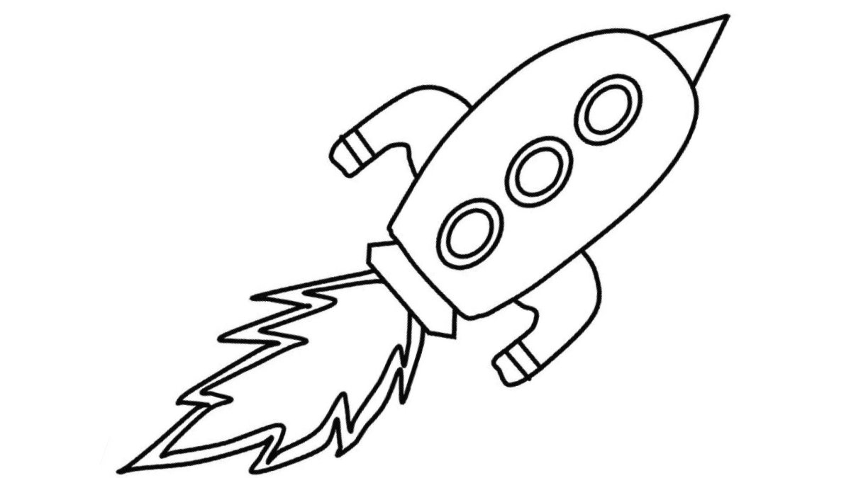 Ракета рисовать