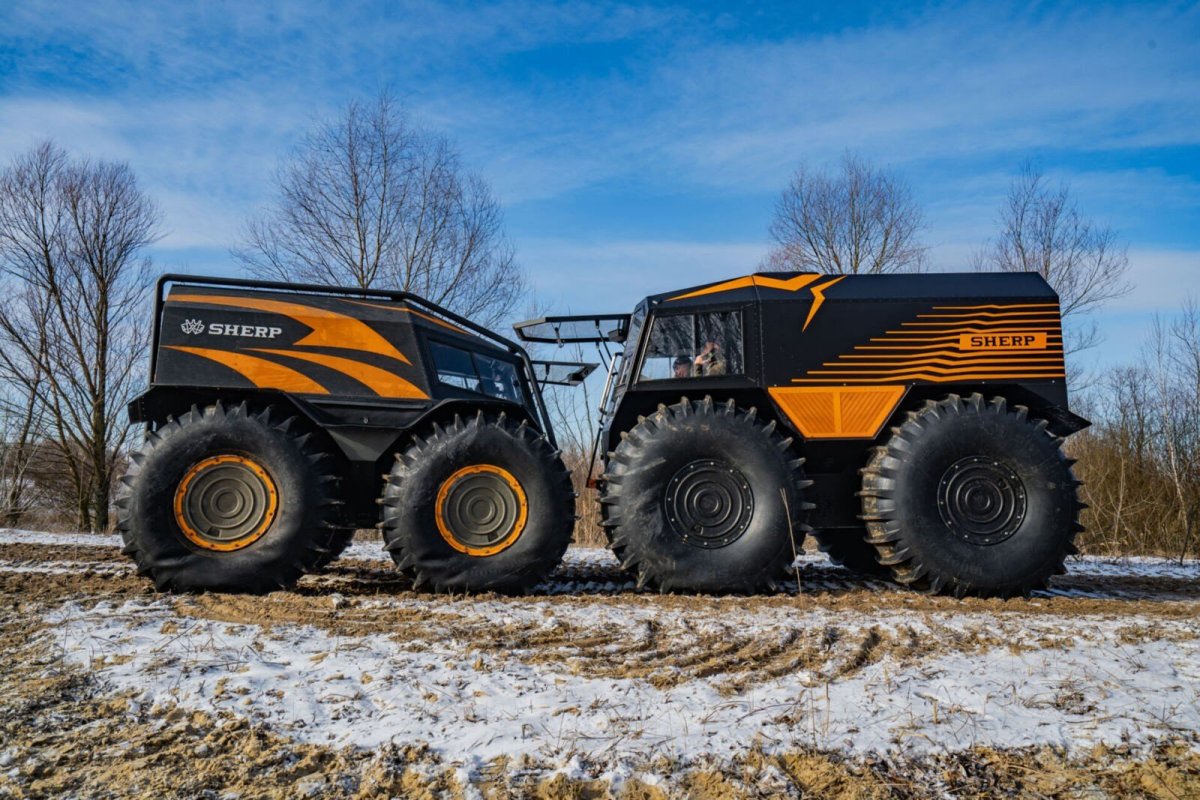 Вездеход болотоход Шерп