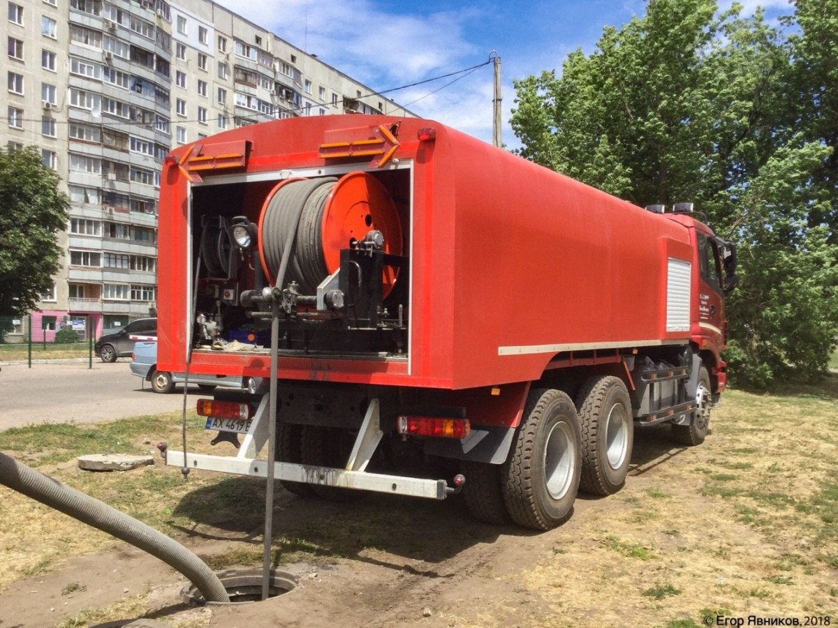 Ко-512 каналопромывочная шасси КАМАЗ 65115