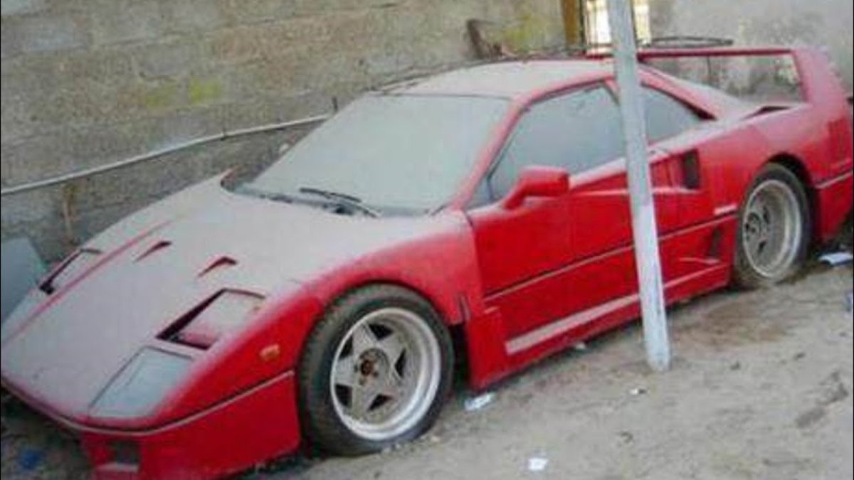 Феррари ф 40 заброшенная