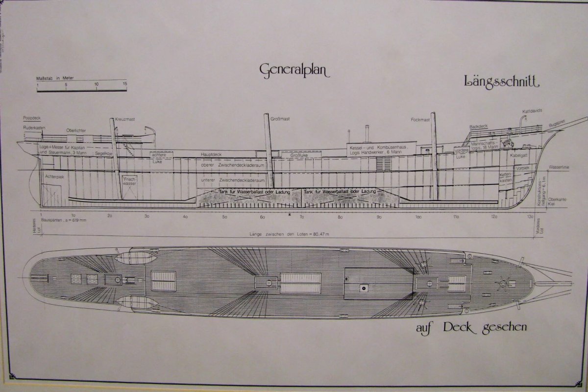 Чертежи Барка Мария Рикмерс