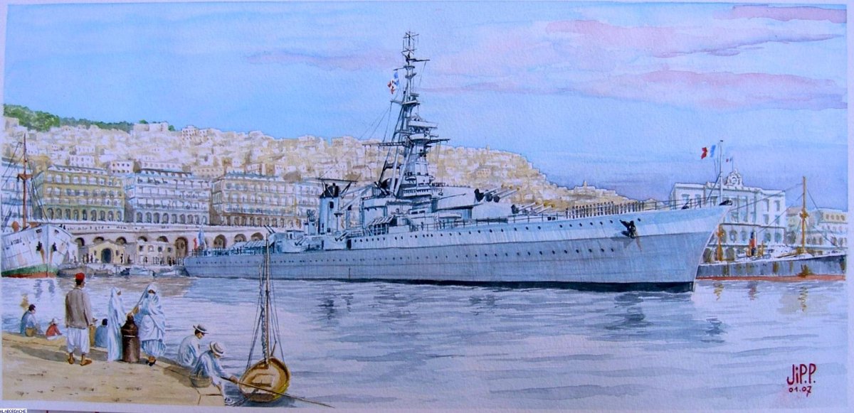 Французский крейсер Алжир