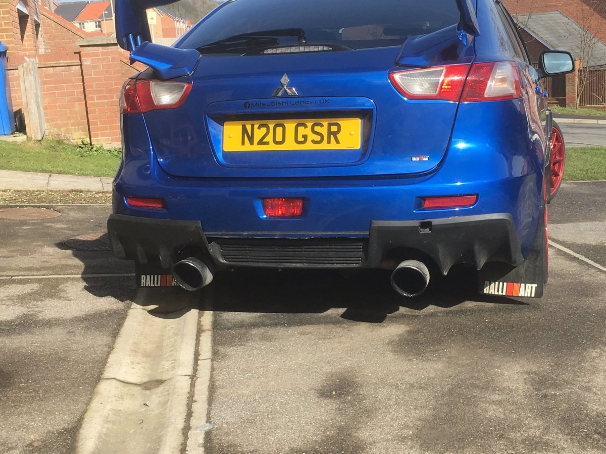 Задний диффузор Эво Лансер 10