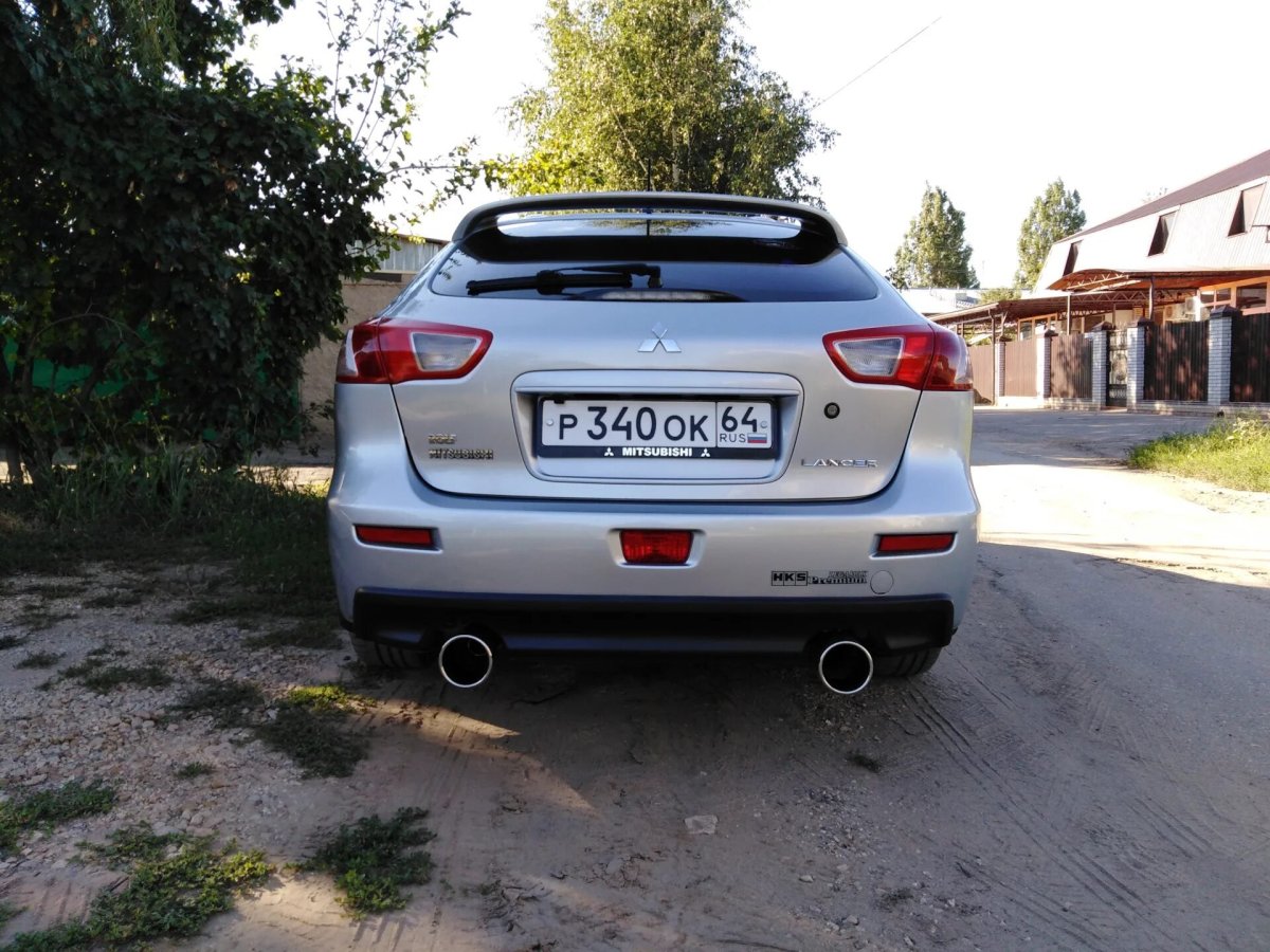 Бампер Лансер Спортбэк раллиарт