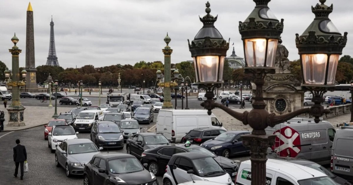 Пробки в Париже