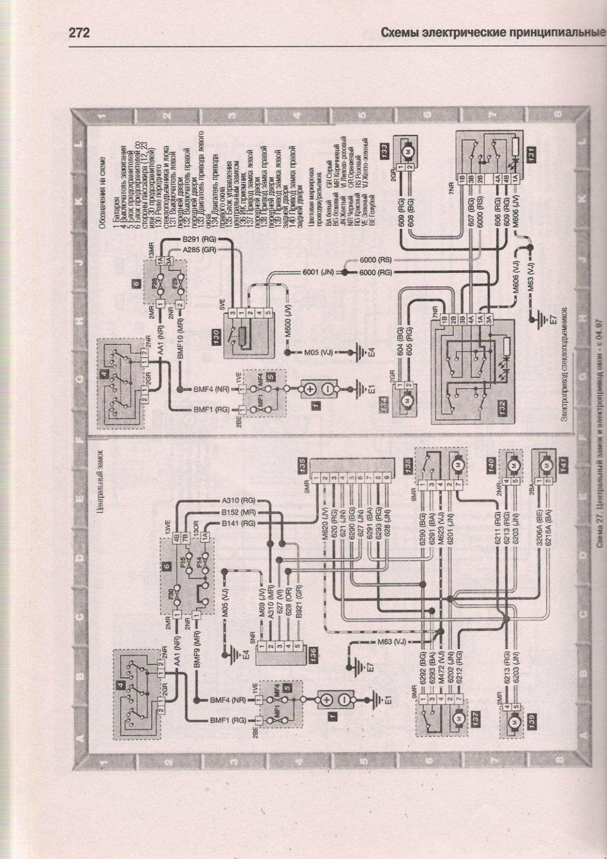 Схема электропроводки Пежо 206