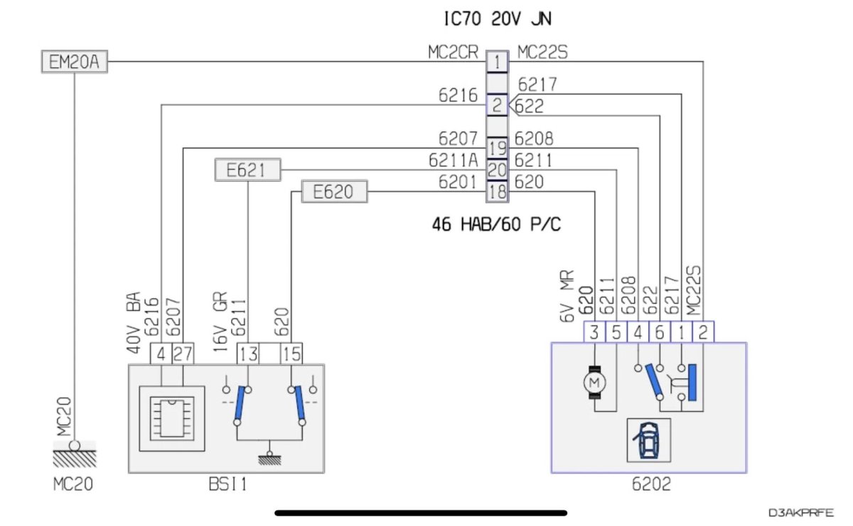 Пежо 307 схема центрального замка