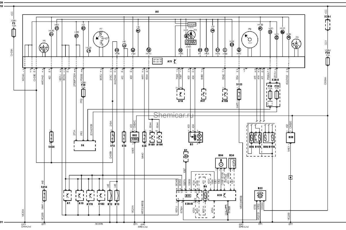 Ford Mondeo 4 схема электрооборудования
