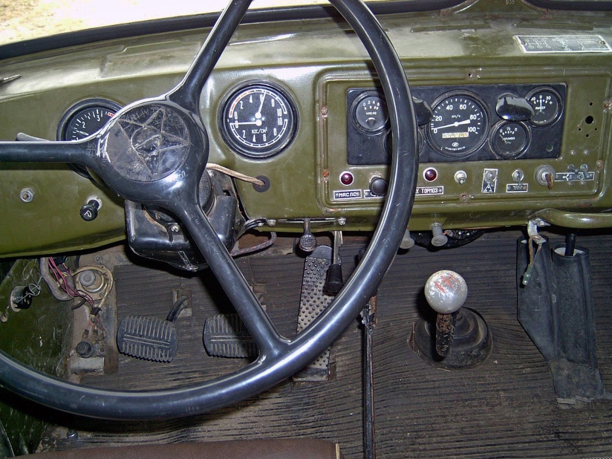 Урал 375 приборная панель