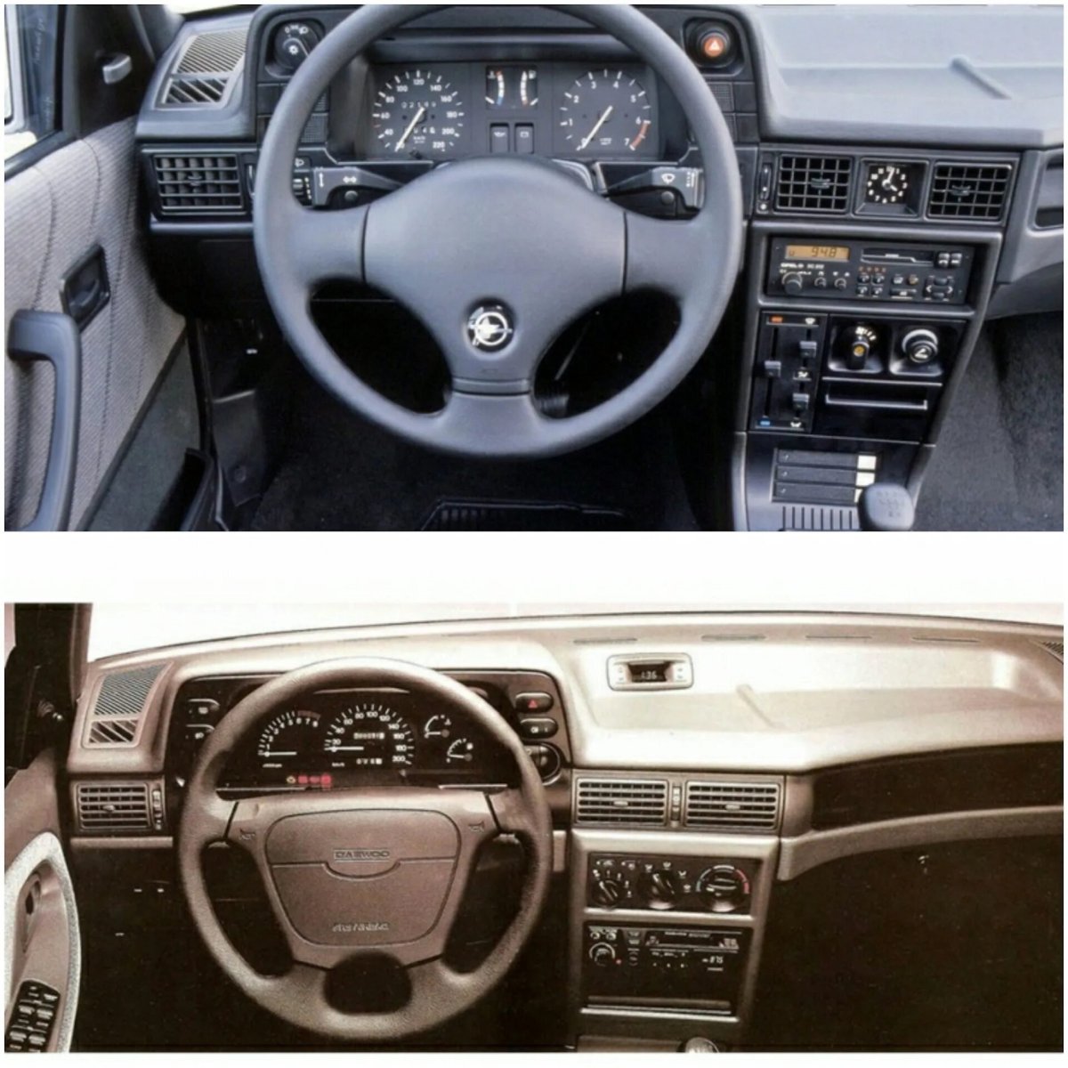 Салон Опель кадет и Дэу Нексия