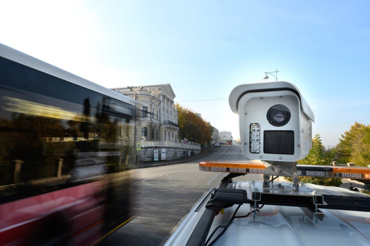 Фото современная камера фотовидеофиксации на Столбах