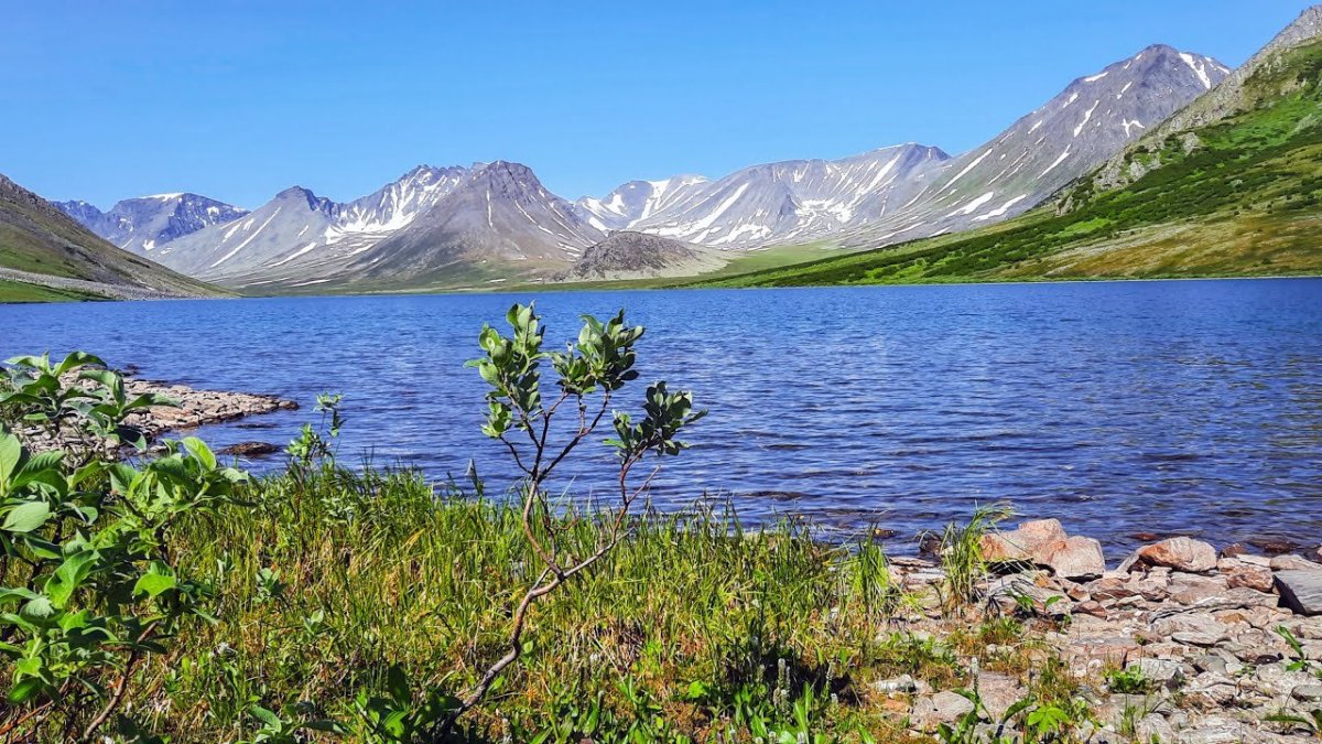 Полярный Урал озеро большая Хадата