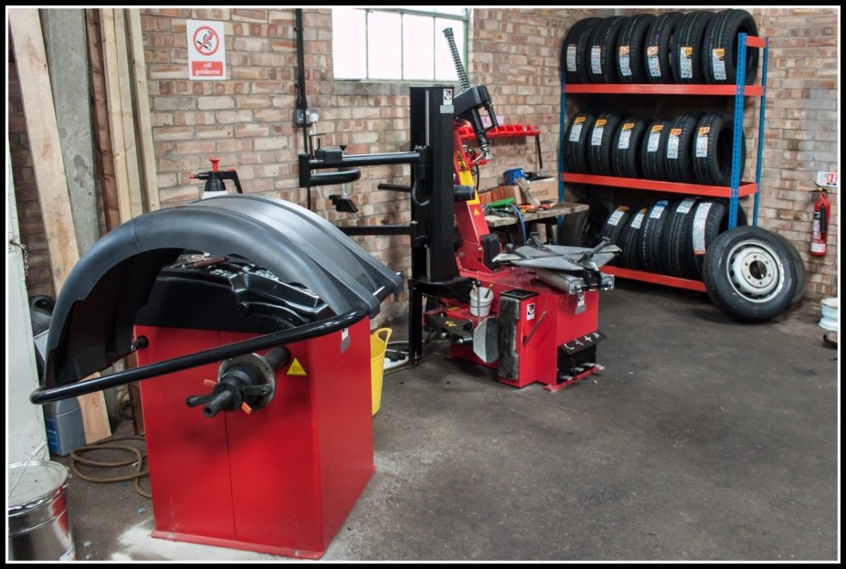 Стильный шиномонтаж