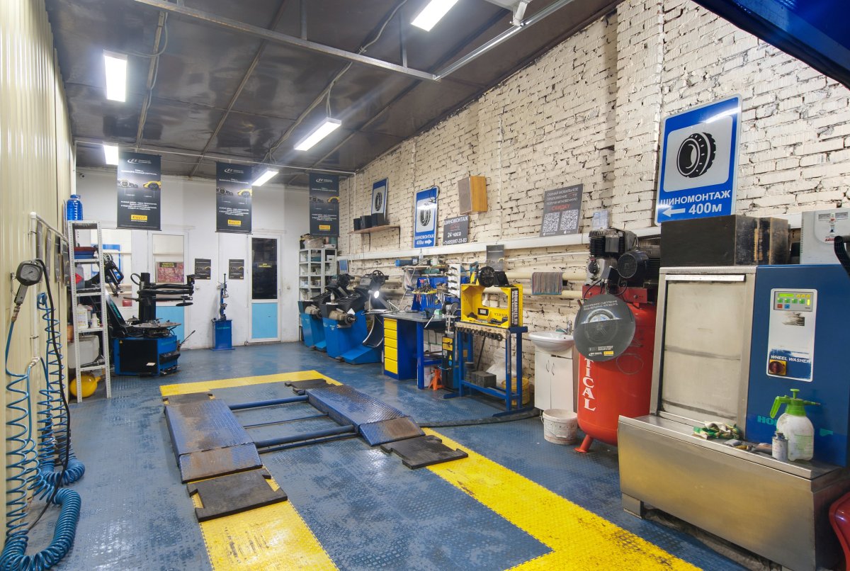Помещение для шиномонтажа