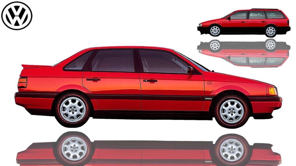 Volkswagen Passat b3 сбоку