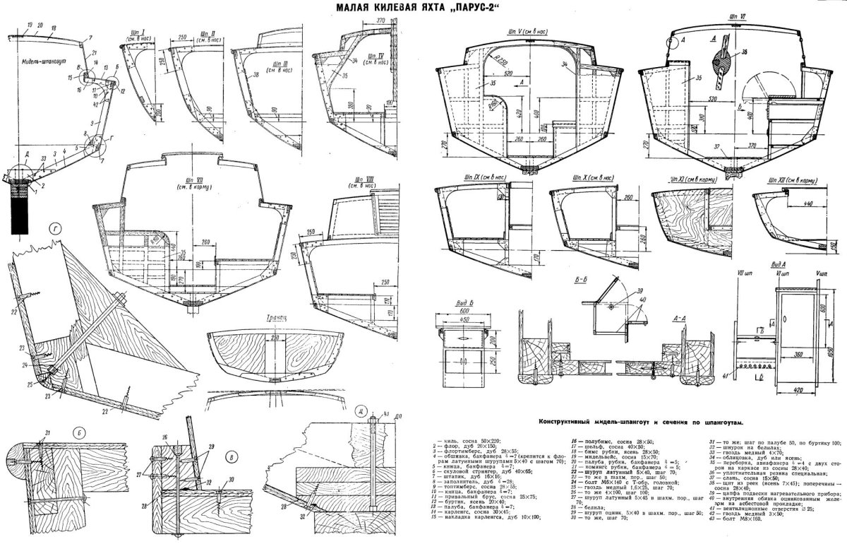 Катер краб 620 чертежи
