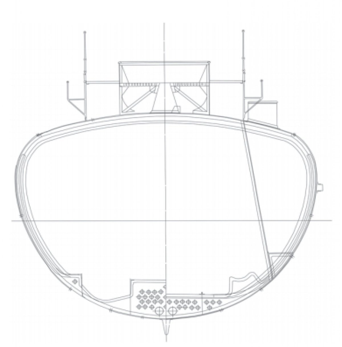 Конструктивный Мидель шпангоут