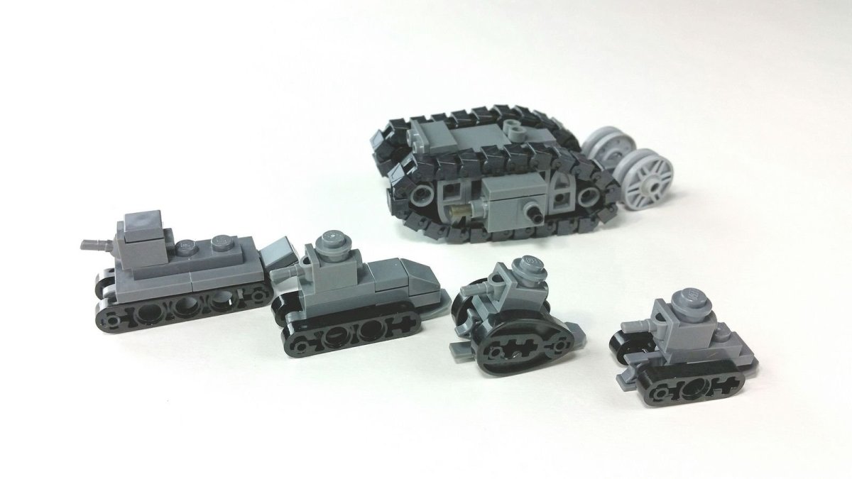 Лего микро танк Черчилль