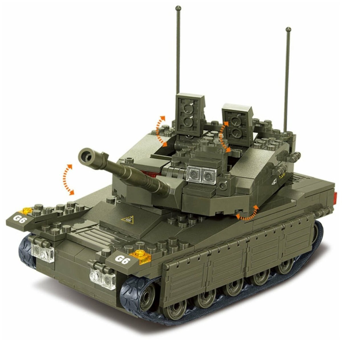 Конструктор Sluban Сухопутные войска 2 m38-b0309 Amphibious ONRUSH