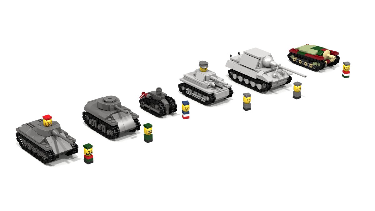 Лего танк ИС 2