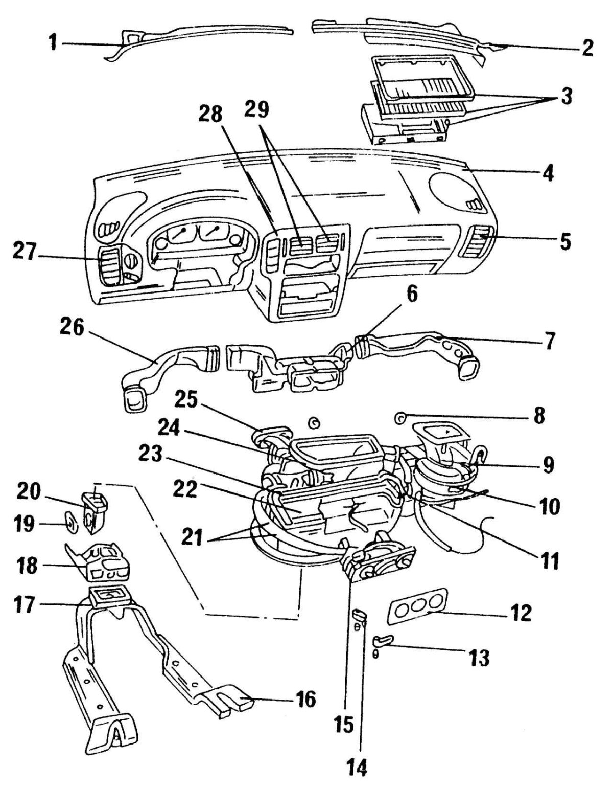 Схема отопителя Volkswagen Polo sedan 1.6