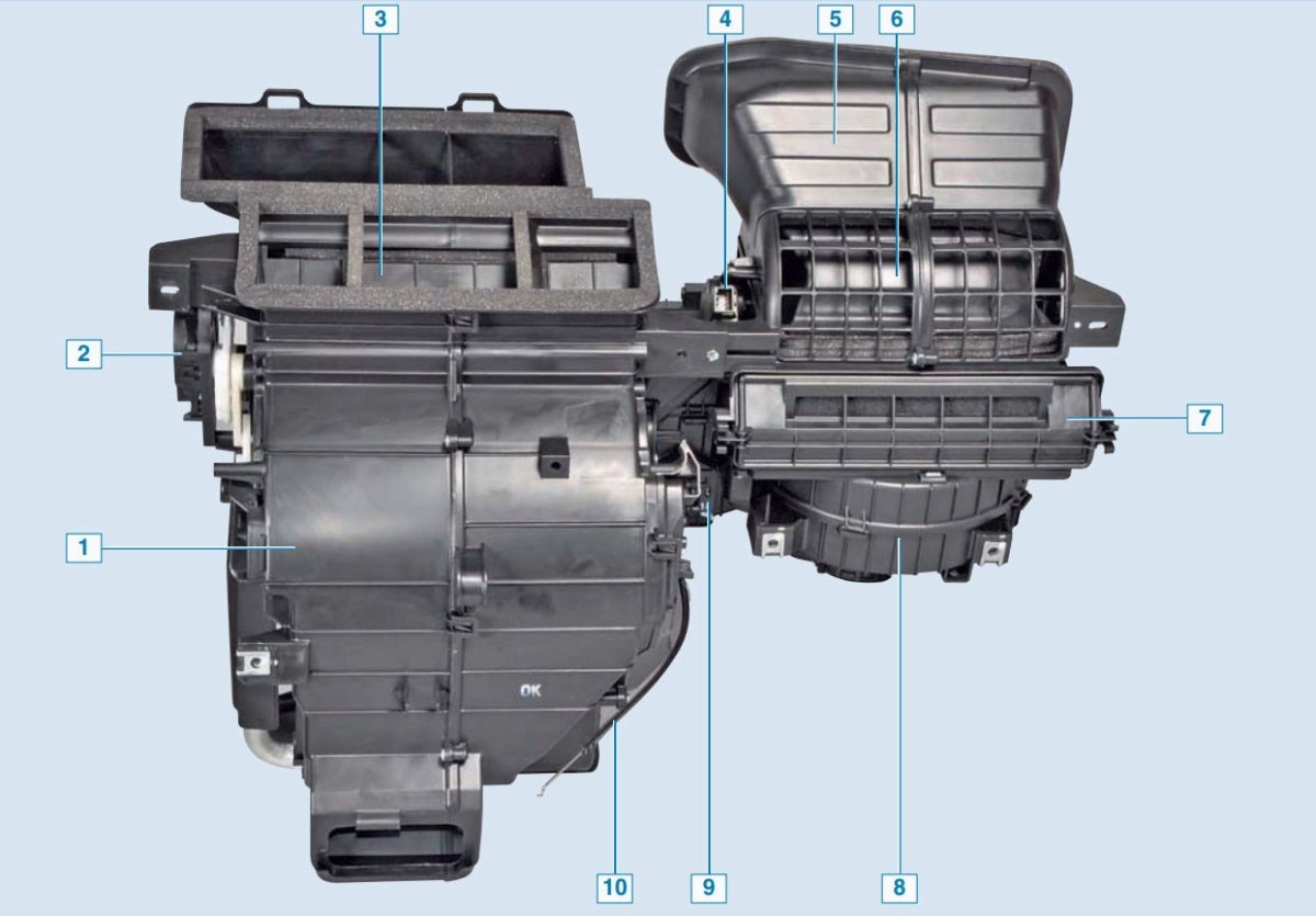 Система вентиляции на Хендай Солярис