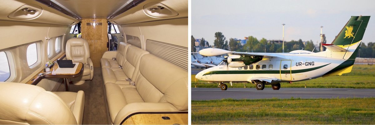L 410 самолет салон VIP
