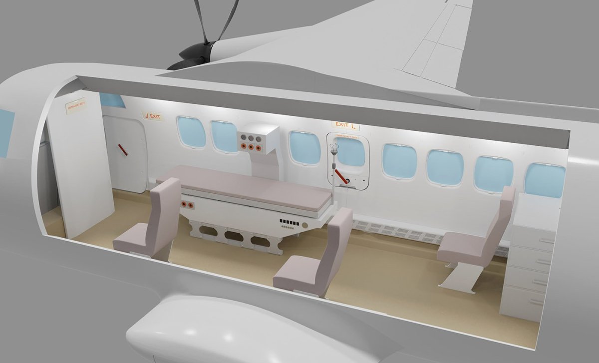 L 410 самолет салон