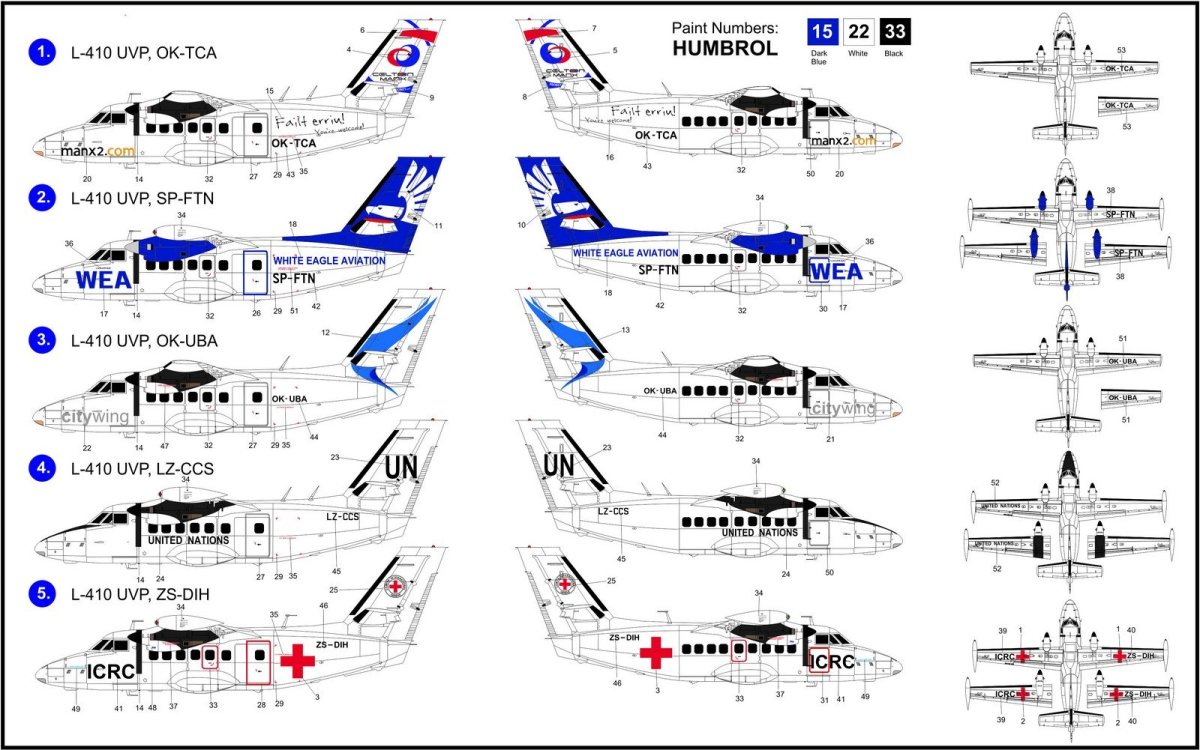L-410 Turbolet UVP чертежи