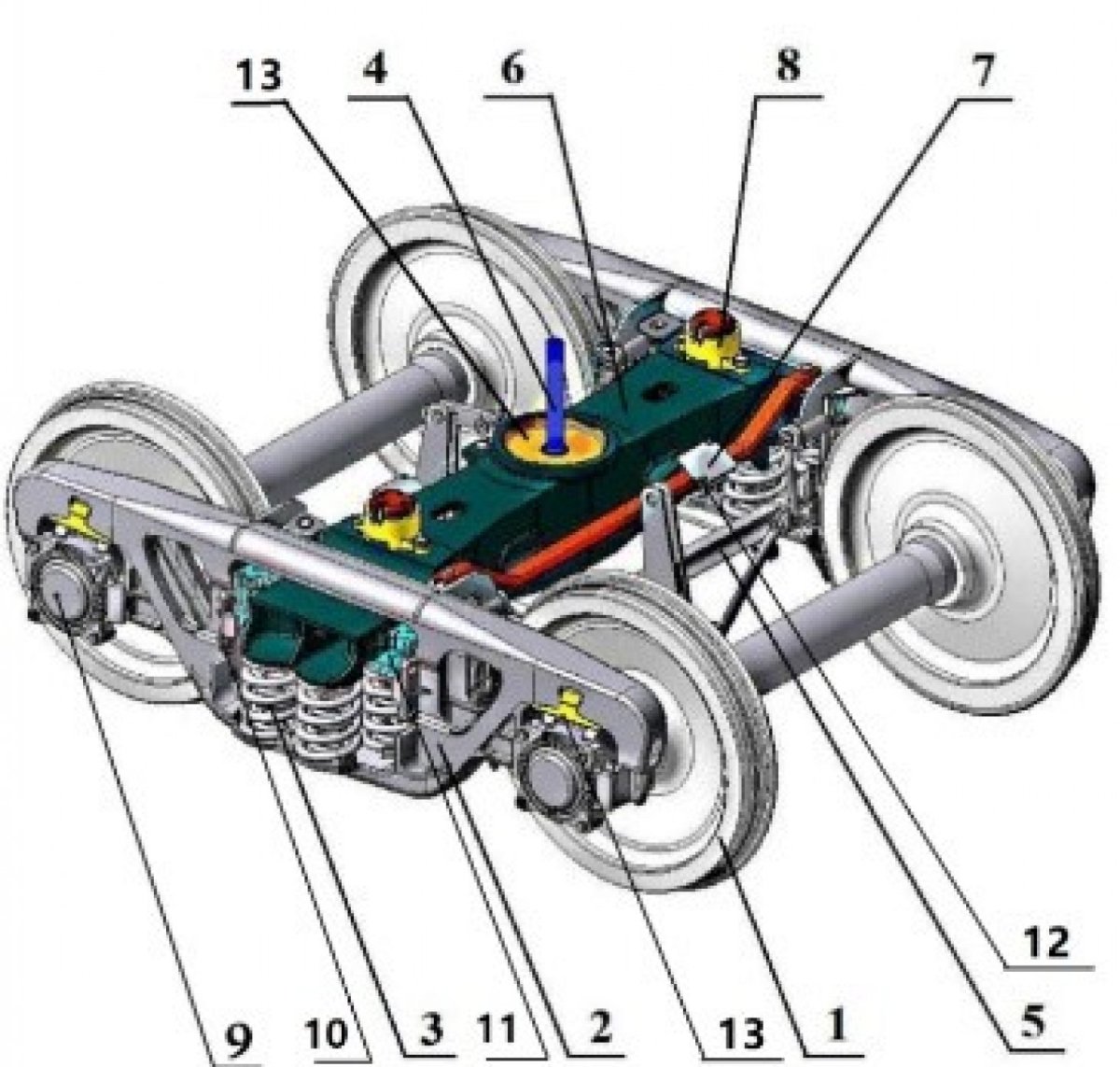 Тележка грузового вагона 18-194