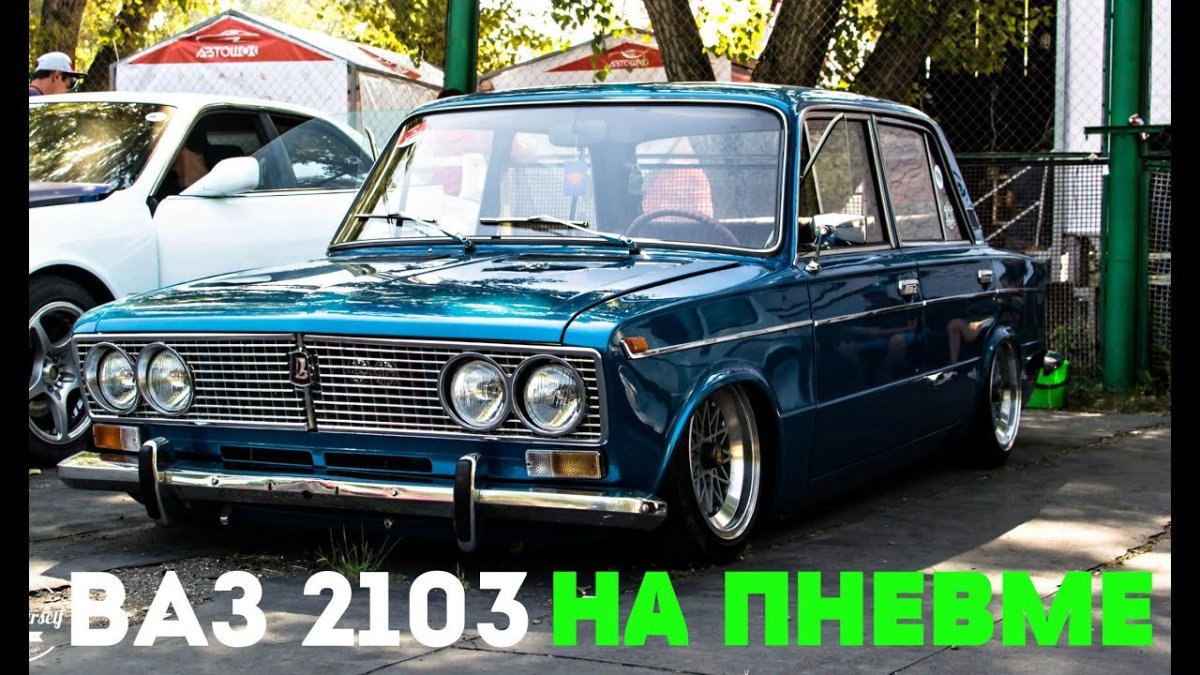ВАЗ 2103 ресто голубая