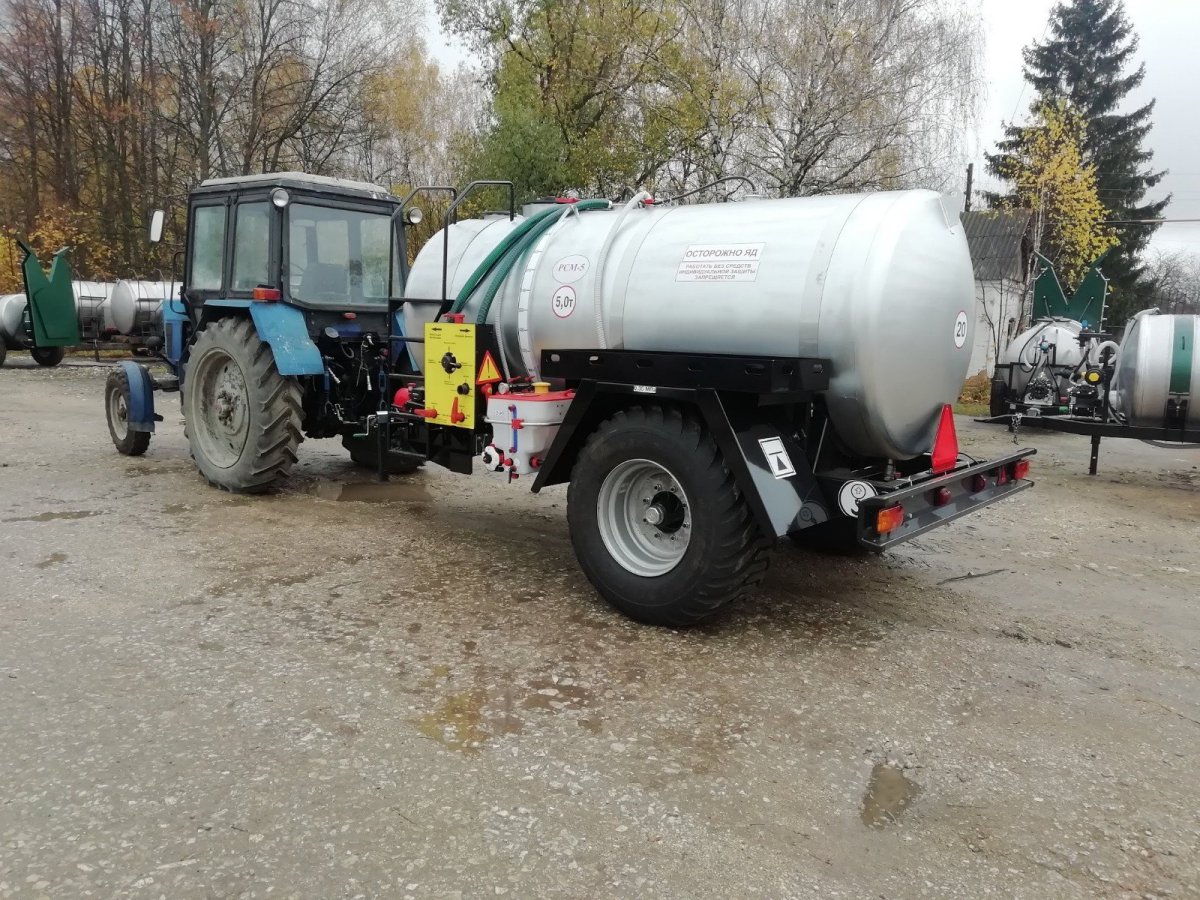 Передвижной растворный узел с миксером