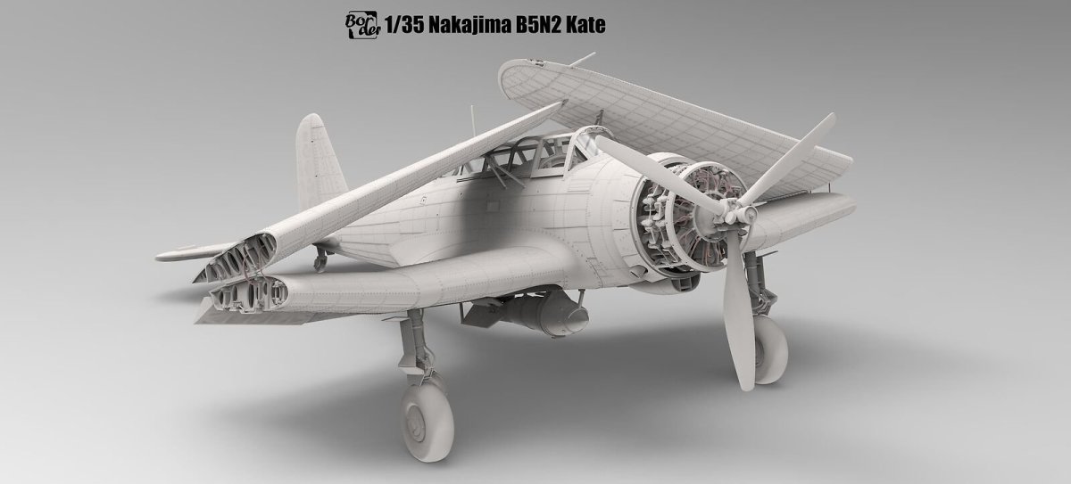 Сборная модель японского авианосца Akagi с летной палубой 1/35 border model BS-002