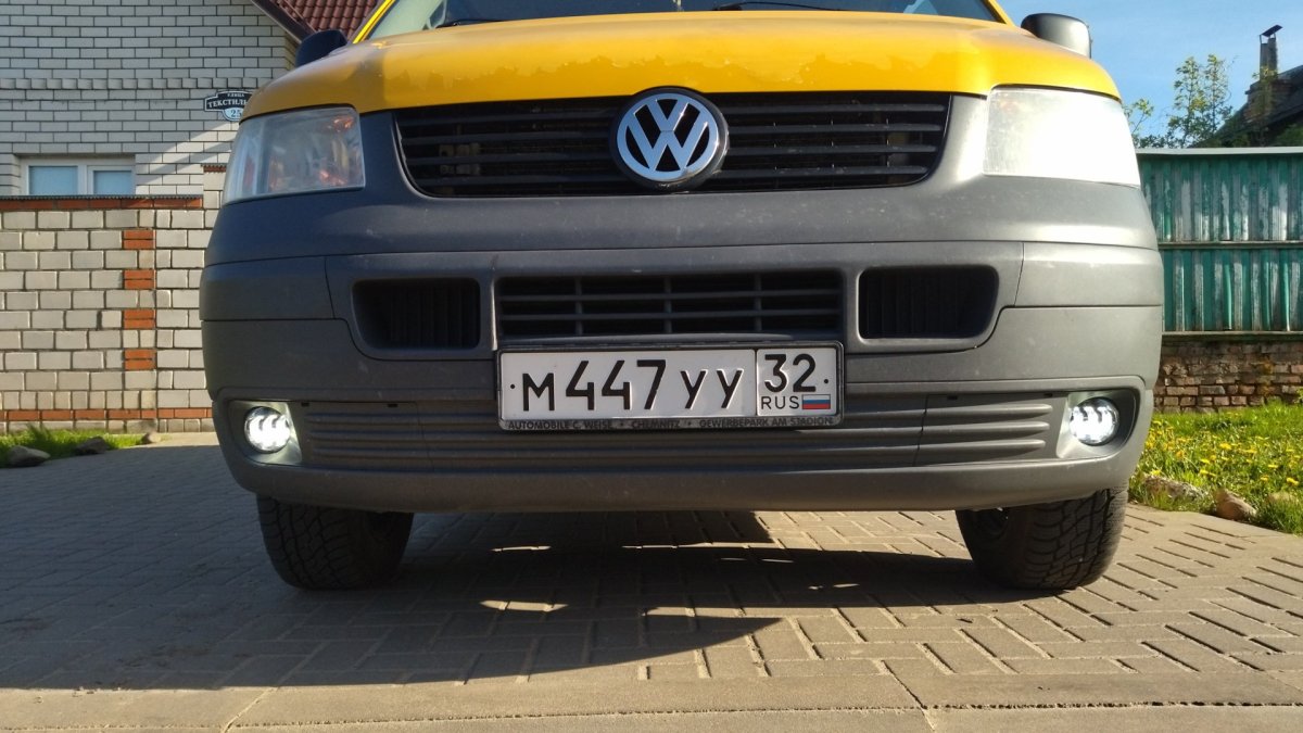 Противотуманки лед Фольксваген т5.1,