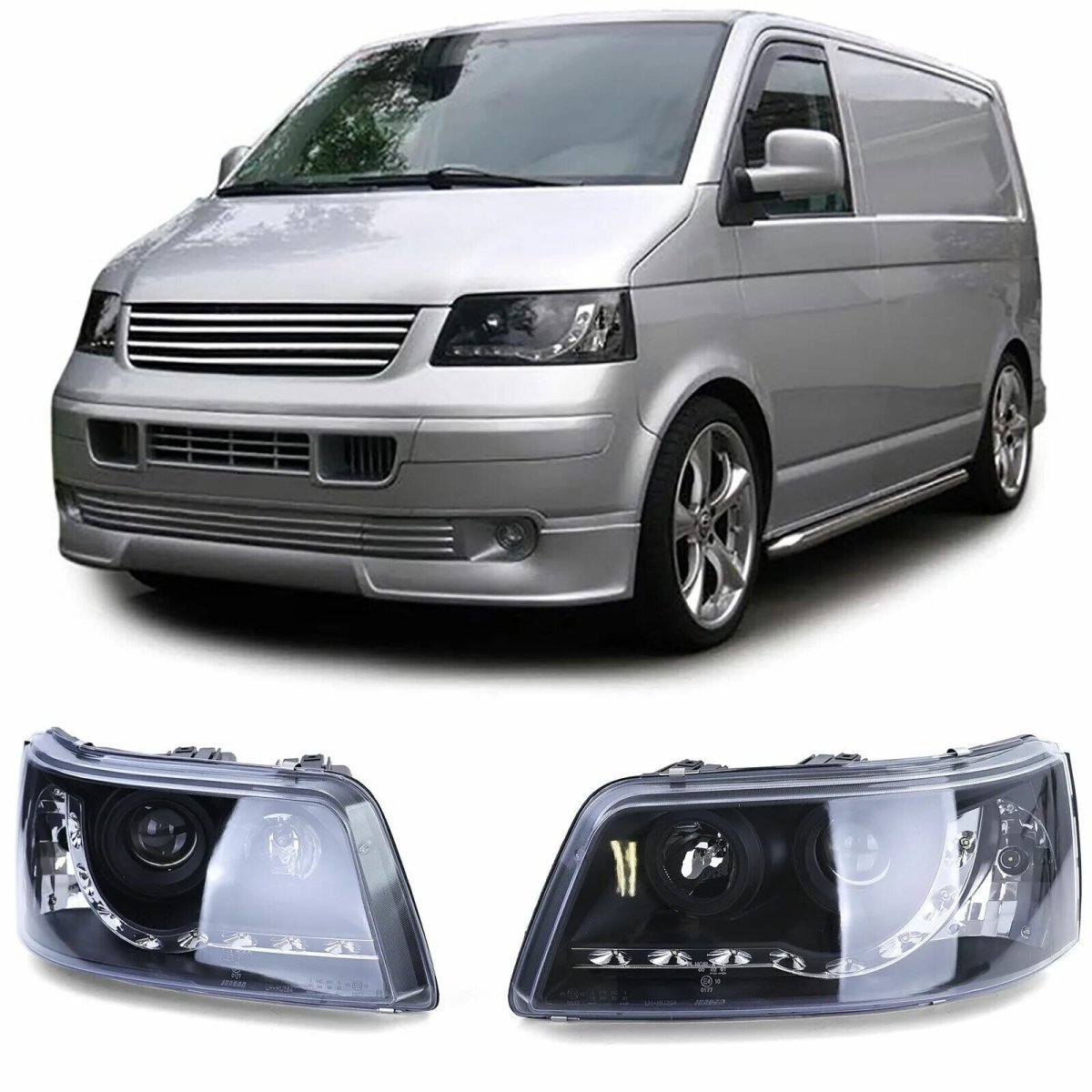 Стекло фары VW t5