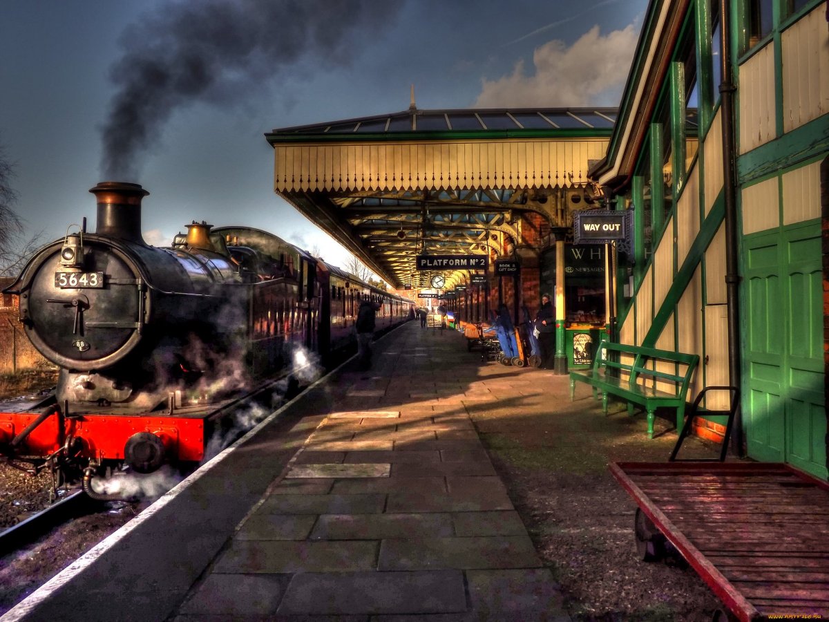 Витебский вокзал паровоз