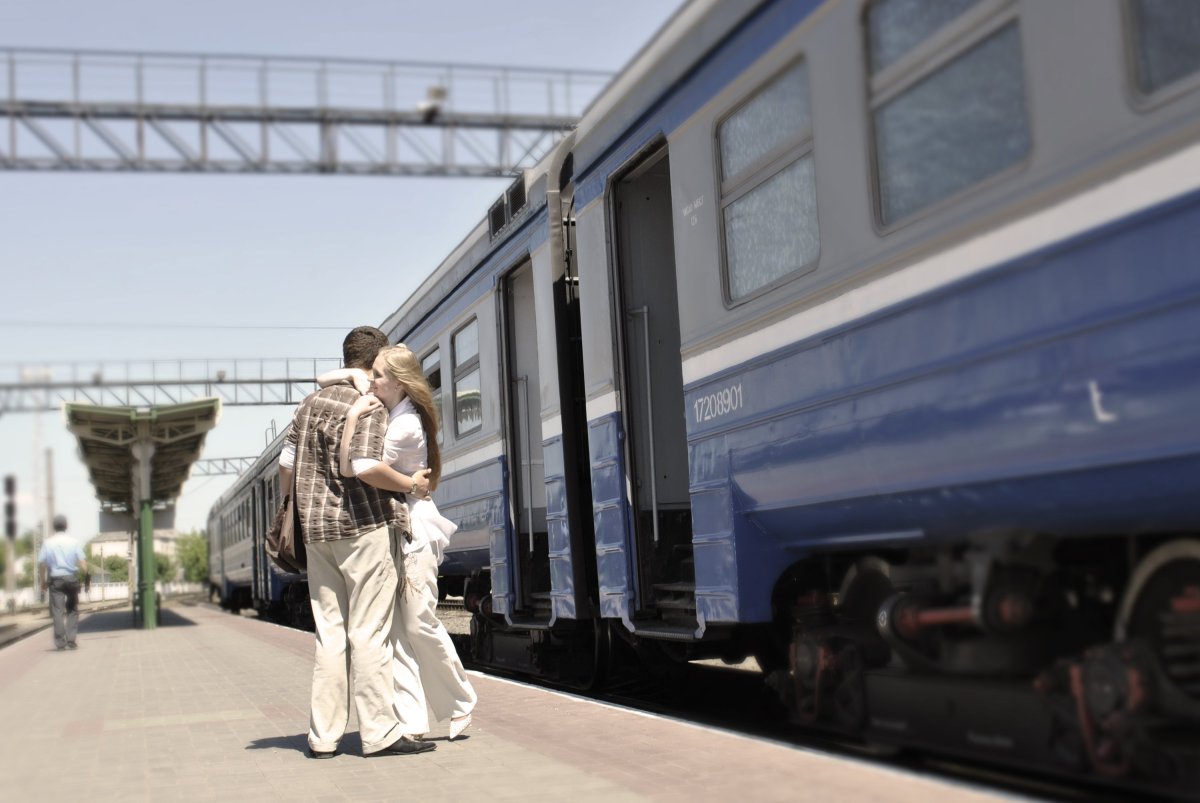 Встреча поезда