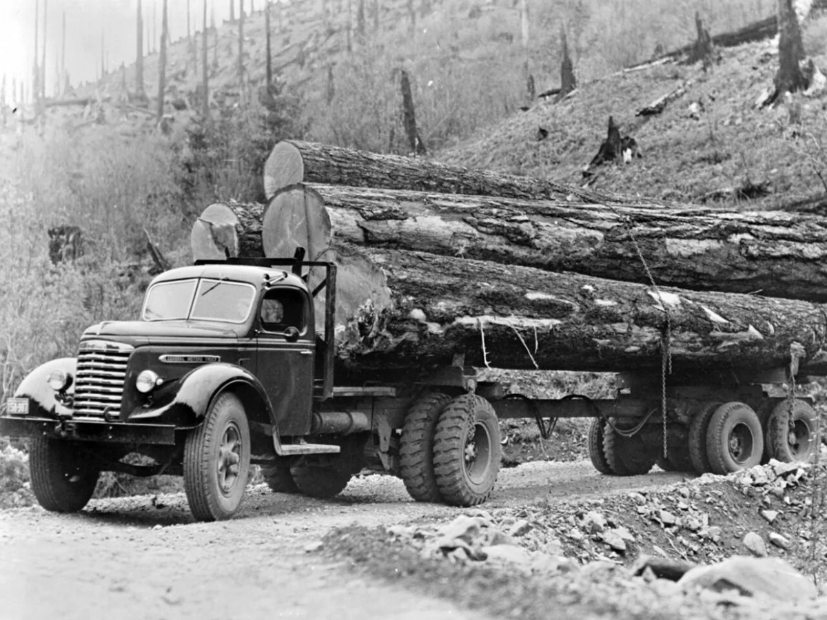 ЗИЛ 157 лесовоз