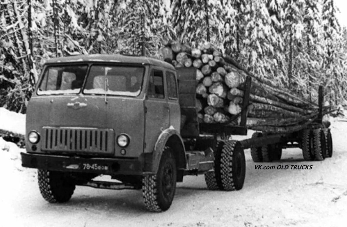 МАЗ-509п лесовоз