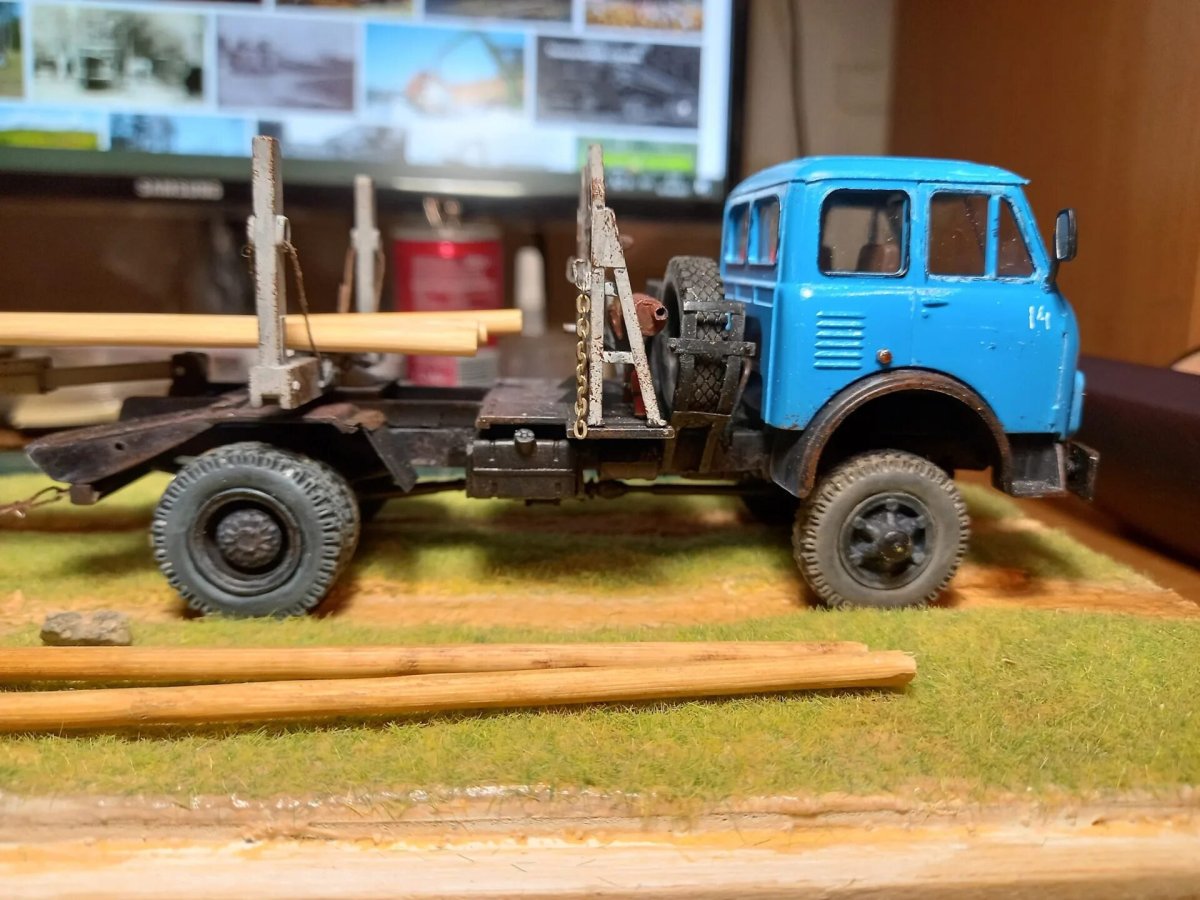 МАЗ 509 самосвал модель