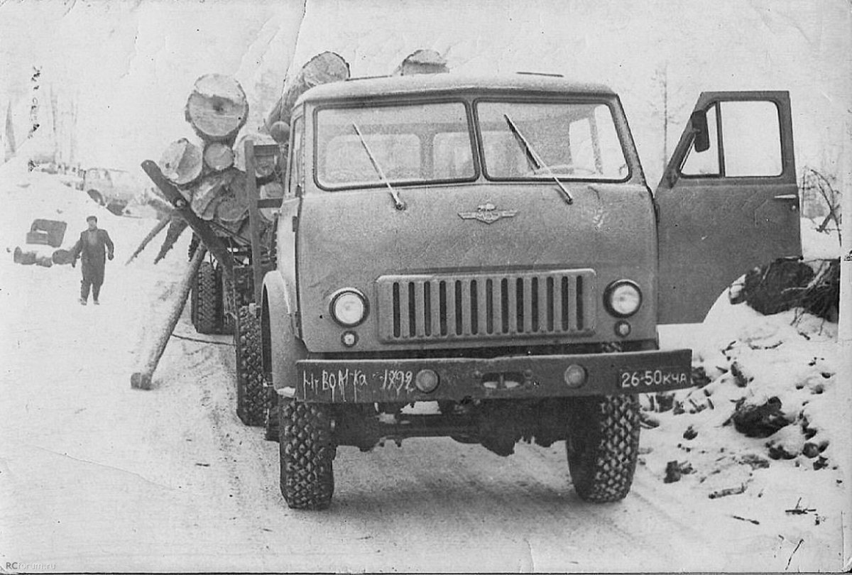 МАЗ-509п лесовоз 1965г