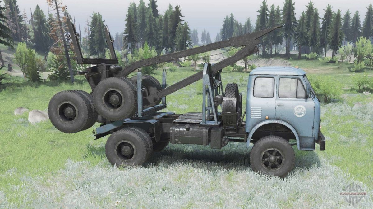 МАЗ 509 Spin Tires